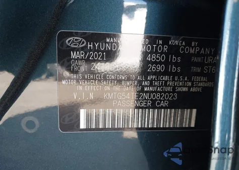 2022 Genesis G70 3.3T Rwd from USA, damaged, VIN KMTG54TE2NU082023